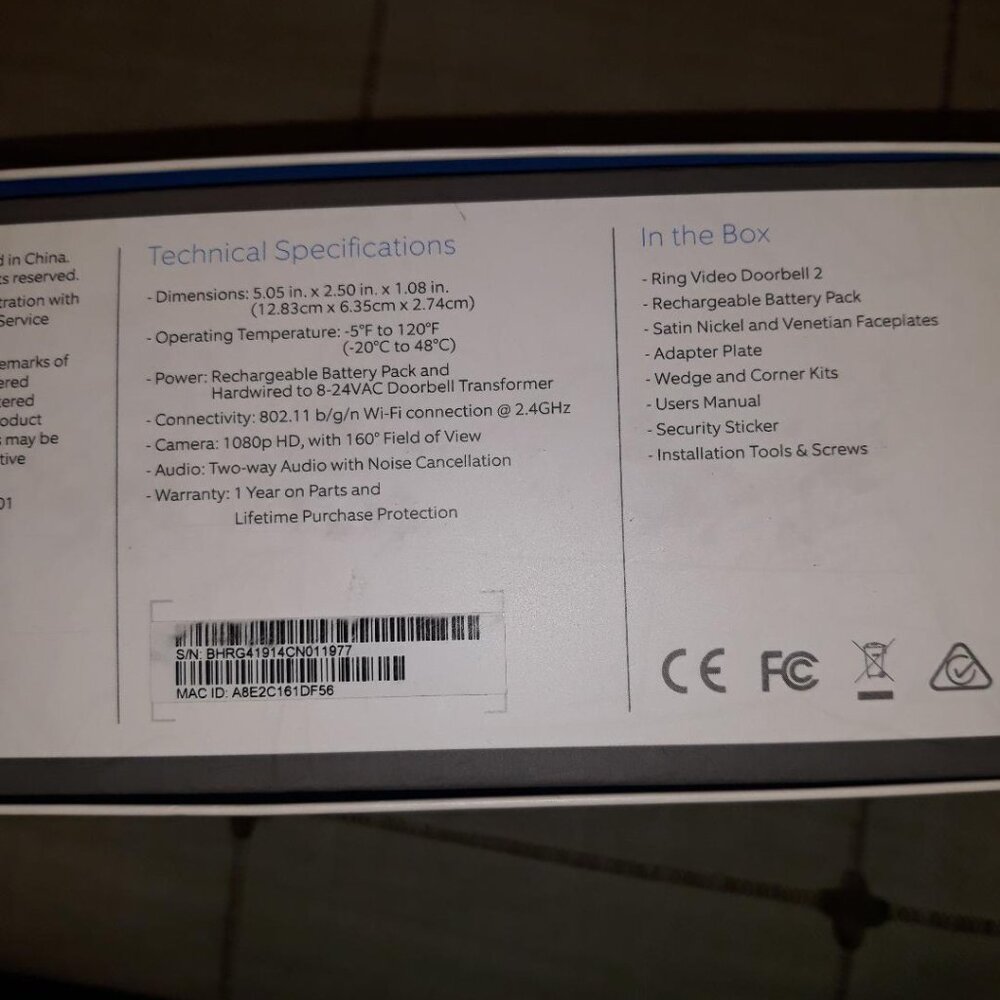 Ring Doorbell - Picture 4 of 5